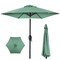Best Choice Products 7.5ft Heavy-Duty Outdoor Market Patio Umbrella w/ Push Button Tilt, Easy Crank